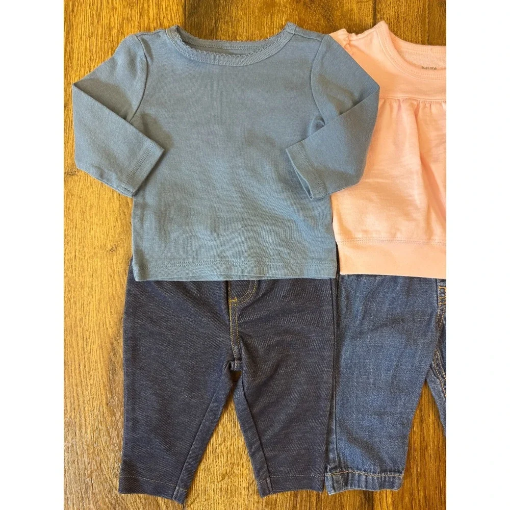 Baby Girl 3 Months Outfits Leggings Pants Shirts Long Sleeve Clothes Lot Puppies